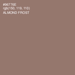 #96776E - Almond Frost Color Image